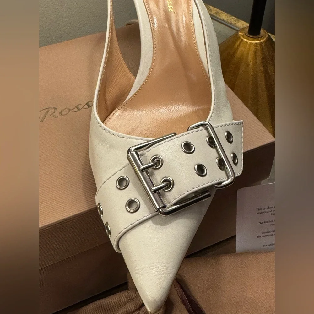 Gianvito Ross Milano Leith Slingback Pumps - Picture 3 of 9